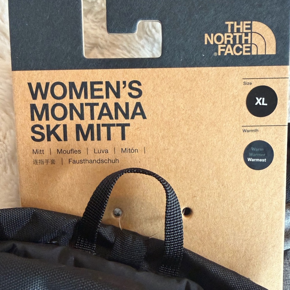 ✨$36✨NWT•The North Face Women’s Montana Ski Mitt Medium Grey Heather XL - Picture 3 of 10